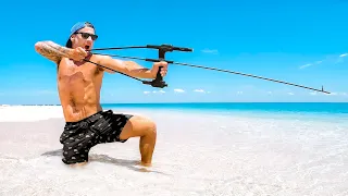 Island Survival With Underwater Bow And Arrow