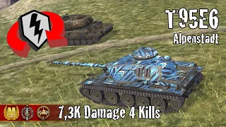 T95E6  |  7,3K Damage 4 Kills  |  WoT Blitz Replays