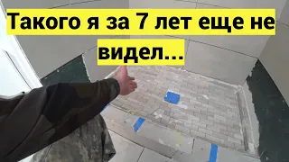 Как кладут плитку в США. Такой халтуры я еще не встречал...