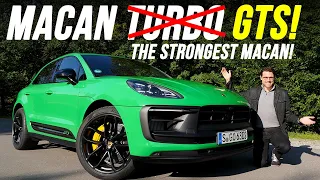 Porsche Macan GTS 440 hp replaces the Turbo! 🏁  2022 facelift driving REVIEW