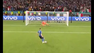 Jorginho ice-cold penalty | Italy vs Spain Euro 2020 semi-finals