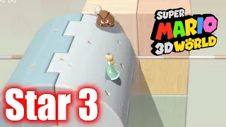 Super Mario 3D World - World Star 3 - Rolling Ride Run - All Stars & Stamp 100% Gameplay Walkthrough