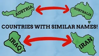 Countries With Similar Names! | Video Compilation
