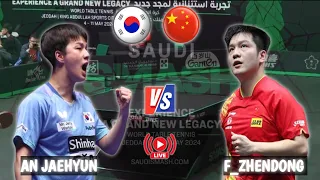 Fan Zhendong vs AN Jaehyun WTT Saudi Smash 2024