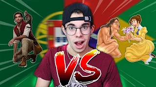 PORTUGAL vs. BRASIL - MÚSICAS DA DISNEY!!! - PARTE 14