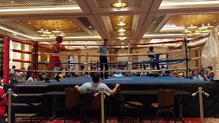 Andrew Madison VS. Keven Cruz. Florida state Golden Gloves 2024. 119lb Junior male division.