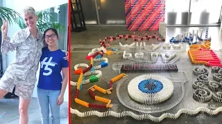 Building Dominoes for KATY PERRY! (Part 1)