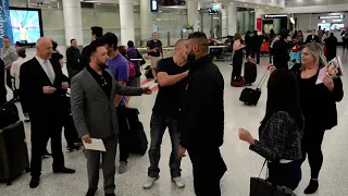 Georges St-Pierre meets fans on australia arrival