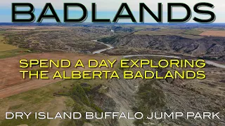 Day hike exploring the Alberta Badlands | Dry Island Buffalo Jump Provincial Park