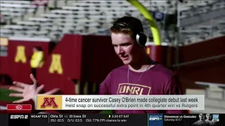 Feel Good Friday: Casey O'Brien on SportsCenter (Oct. 25)