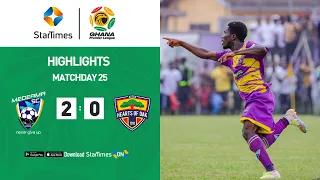 Medeama SC 2 : 0 Accra Hearts of Oak | Highlights | Ghana Premier League | MD 25