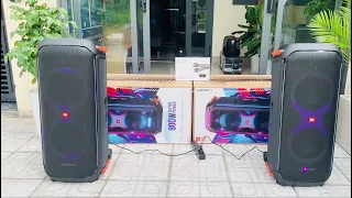 Hát Karaoke Trên 2 Loa JBL Partybox 710 Công Suất 800W Mỗi Loa