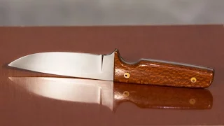 How to Make a Knife from a Kit Using Simple Tools - Easy Project!!!