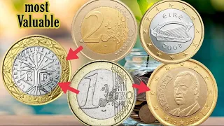 1 Euro 1999 France coin value//2 Euro Ireland coin value/2 euro Franc coin value in india,PKR.