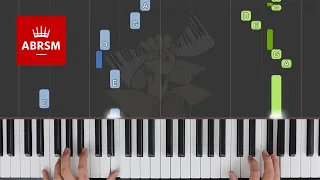 Gavotte in G / ABRSM Piano Grade 3 2021 & 2022, A:3 / Synthesia Piano tutorial