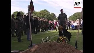Burial for remains of WWII German soldier found in bunker