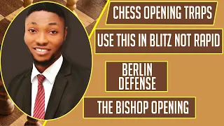 The Bishop's opening : Unbeatable Berlin defense (Sneaky Good Trap)