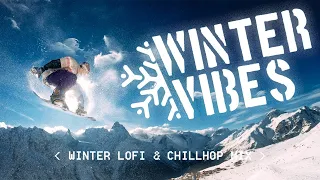 Winter Vibes ❄️ lofi hip hop & chillhop beats w snowboarding clips | 1h chill winter lofi playlist
