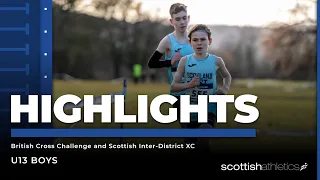 HIGHLIGHTS | U13 Boys - British Cross Challenge & Scottish Inter-District XC