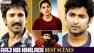 "Aaj Ka Khiladi" Movie Best Scenes | South Movie | Nani, Nivetha Thomas, Aadhi | Aditya Movies