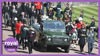 Queen Arrives at Windsor Castle and Funeral Procession Begins