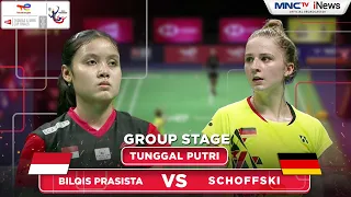 INA VS GER - Tunggal Putri : BILQIS VS SCHOFFSKI | UBER CUP 2022