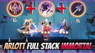 IMMORTAL ARLOTT + YUKI SKILL3 THIS IS THE BEST COMBO NOW ? MAGIC CHESS MLBB