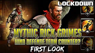 TWD RTS: Mythic Rick Grimes, Hina Defense Team Counter? The Walking Dead: Road to Survival Leaks