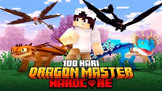 100 Hari di Minecraft Hardcore Jadi Pelatih Naga!