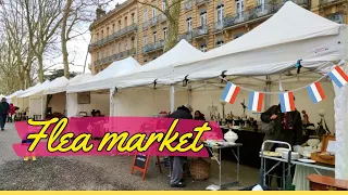 COME TO THE FLEA MARKET WITH ME | 🇫🇷 BROCANTE Walk Through | Thrifting & Antiquing in France