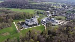 Plan de drone du Château de jemeppe