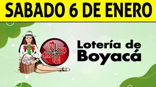 Resultados Lotería de BOYACÁ del Sábado 6 de Enero de 2024  ULTIMO SORTEO 😱💰🚨