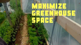 How to Maximize space in a small carport greenhouse