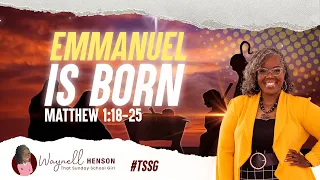 Emmanuel is Born | Matthew 1:18-25 | 04.07.24 | UMI #SundaySchool