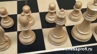 Гроссмейстерские шахматы Стаунтон - Staunton chess set - Обзор