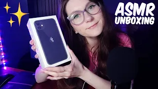 АСМР РАСПАКОВКА iPhone 11 😍 МОЙ НОВЫЙ ТЕЛЕФОН / ASMR UNBOXING MY NEW PHONE