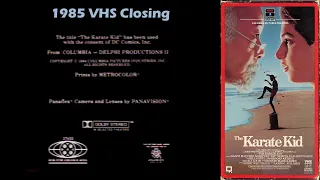 The Karate Kid (1985 VHS Closing)