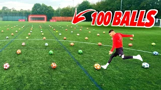 EXTREME 100 BALL CHALLENGE! 😱 | F2Freestylers