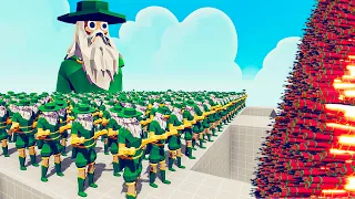100x WIZARDS + 1x GIANT vs 3x EVERY GOD - Totally Accurate Battle Simulator TABS