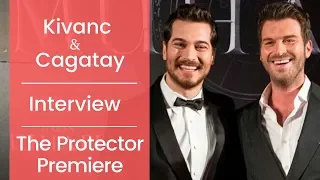 Kivanc Tatlitug & Cagatay Ulusoy ❖ Interview ❖ Premiere of The Protector ❖ English (2018)