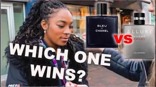 BLEU DE CHANEL vs ALLURE HOMME SPORT EAU EXTREME | fragrance battle| women's reactions