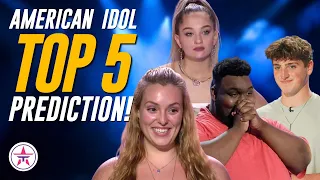 American Idol Top 5 PREDICTIONS! Who's Your Favorite To Win?