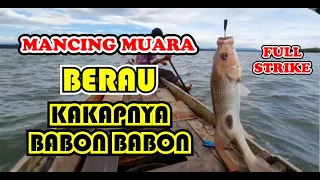 PESTA STRIKE II SENSASI MANCING DI MUARA BERAU,TARIKAN IKAN KAKAPNYA BUAT SAYA LUPA DARATAN !!!