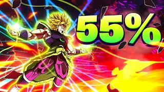 HOW GOOD IS DOKKANFEST LR SSJ FULL POWER BROLY WITHOUT DUPES? 55%! (DBZ: Dokkan Battle)