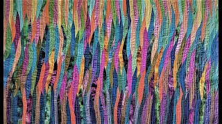 Creating Large Wave Landscape Art Quilts