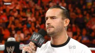 WWE RAW 09/12/11 - CM Punk & Triple H Segment 1/2