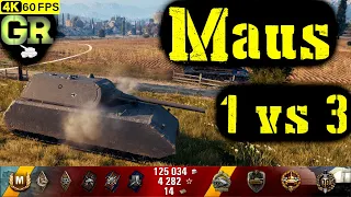 World of Tanks Maus Replay - 8 Kills 8.4K DMG(Patch 1.4.0)