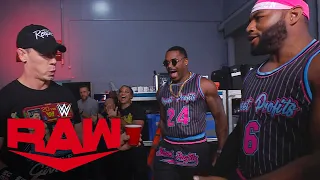 John Cena interacts with Raw Superstars backstage: Raw, June 27, 2022