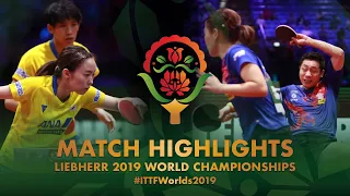 Xu Xin/Liu Shiwen vs Maharu Yoshimura/Kasumi Ishikawa | 2019 World Championships Highlights (Final)