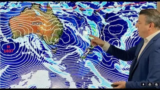 Unsettled in parts of NZ, high pressure grows in Aussie (for now)